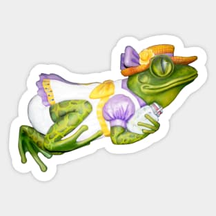 Carousel Animal Frog Photo Sticker